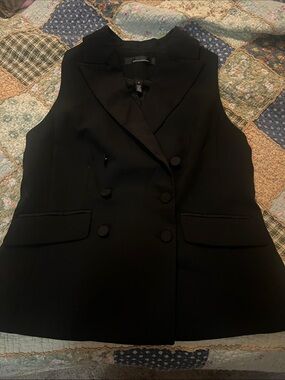 White House black market dress vest